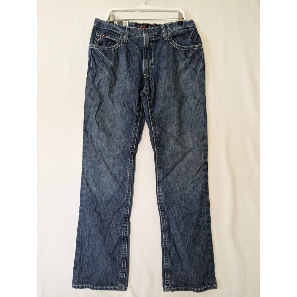 Ariat M4 Relaxed Boot Cut FR Flame Resistant Work Jeans Mens 36x36 Dark Wash New